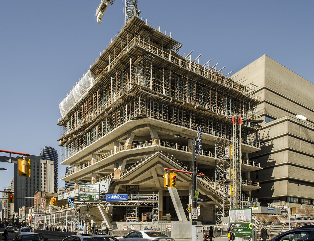 Works Progresses at the Ryerson Student Learning Centre UrbanToronto