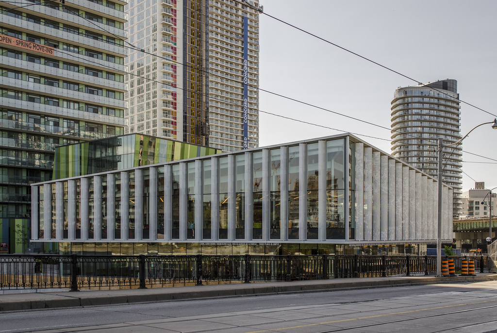 Toronto's 99th Public Library Now Open at Bathurst and Fort York