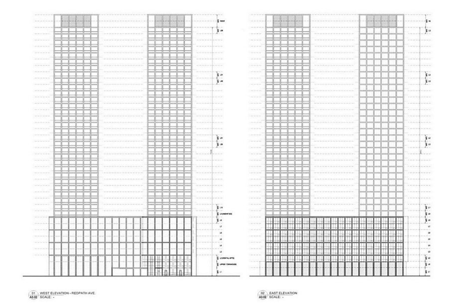 Twin 34storey Towers at Broadway and Redpath Approved UrbanToronto