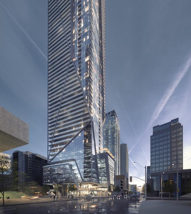 Renderings of 1 Eglinton East Reveal Sleek Hariri Pontarini Design ...