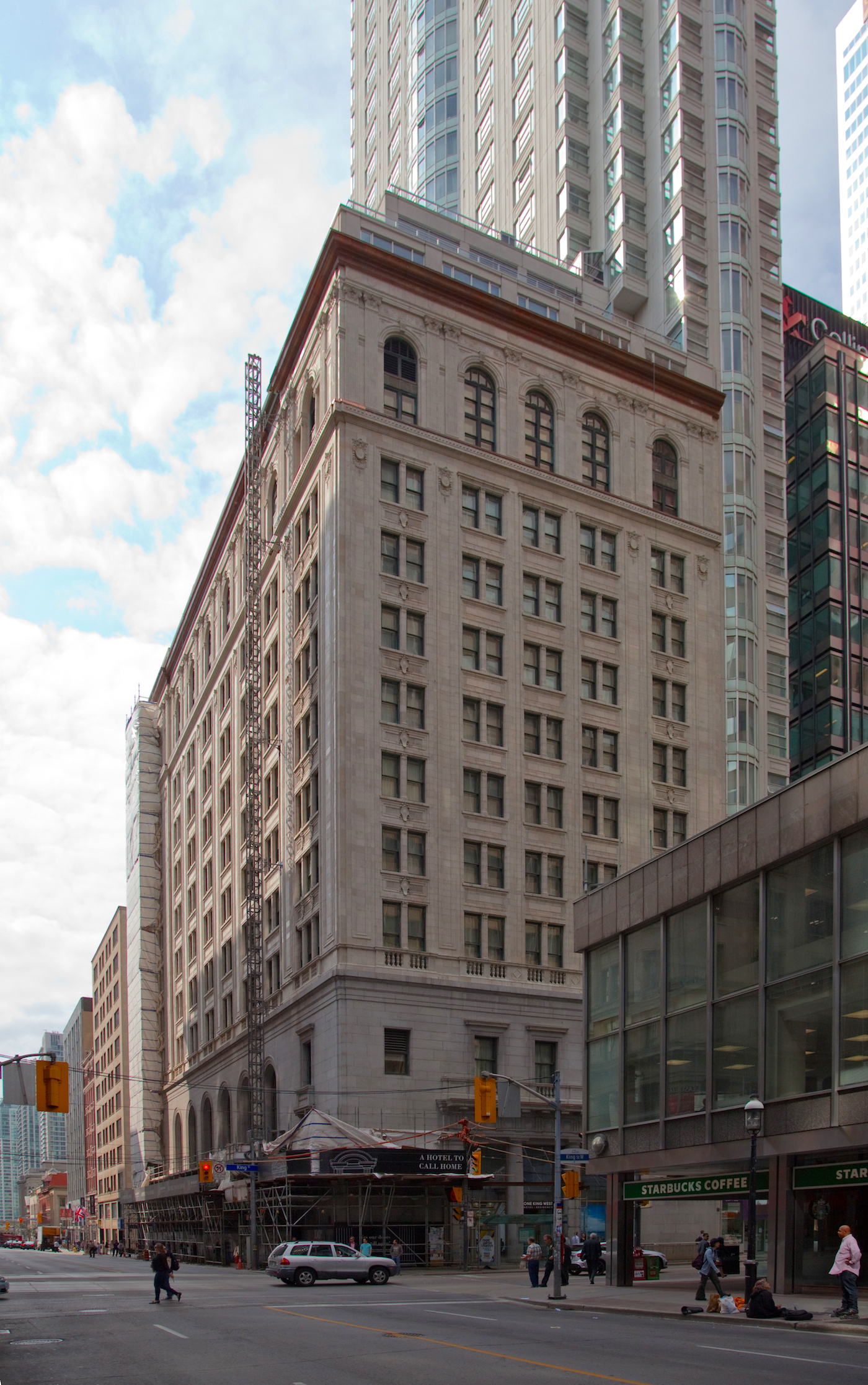Restored Beaux Arts Facades Revealed At One King West Urbantoronto