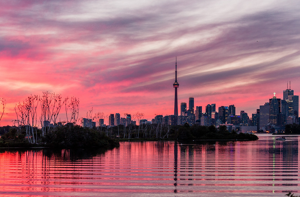 Photo Of The Day: Leslie Spit Sunset | UrbanToronto