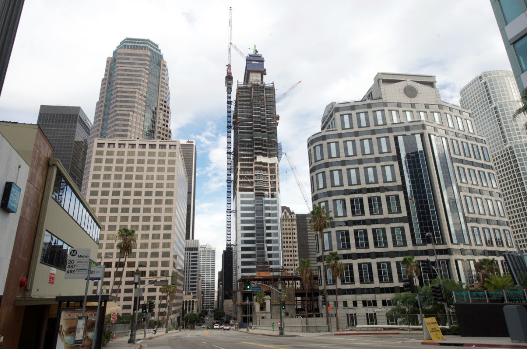 Wilshire Grand Center Set To Become Los Angeles Tallest Skyscraper Skyrisecities