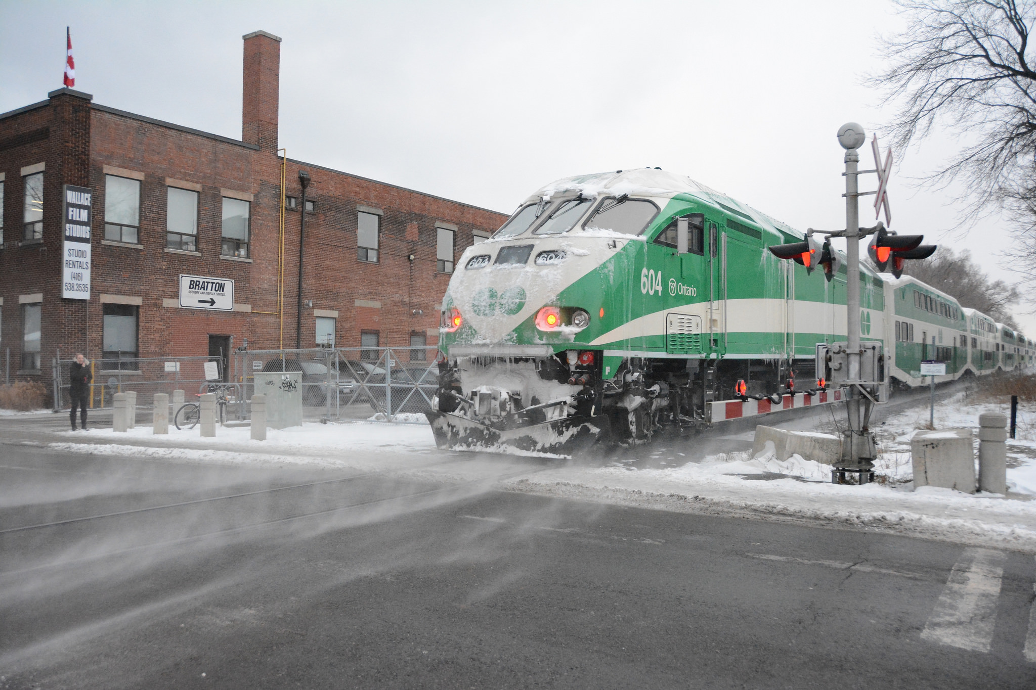 Photo of the Day: Kicking Up Snow | UrbanToronto