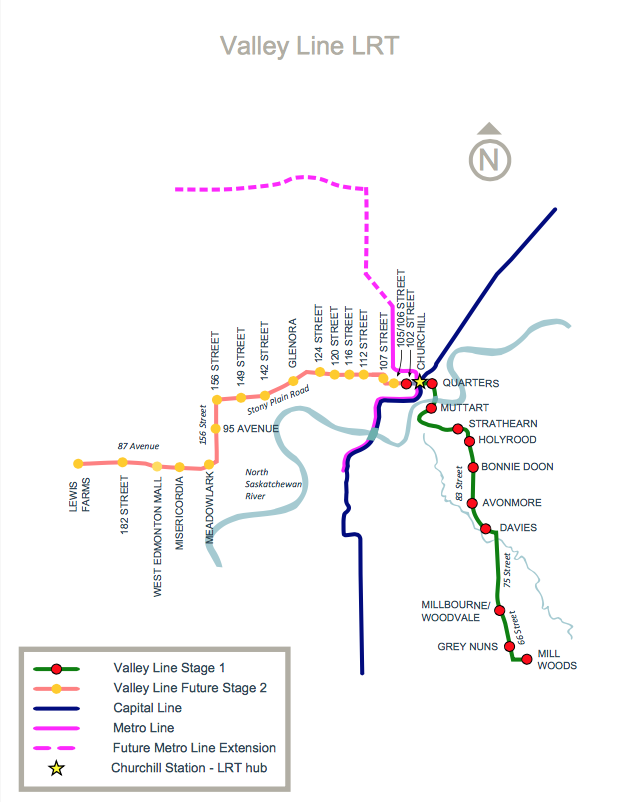 Valley Line West Lrt Map Edmonton Embarks On Lrt Expansion | Skyriseedmonton