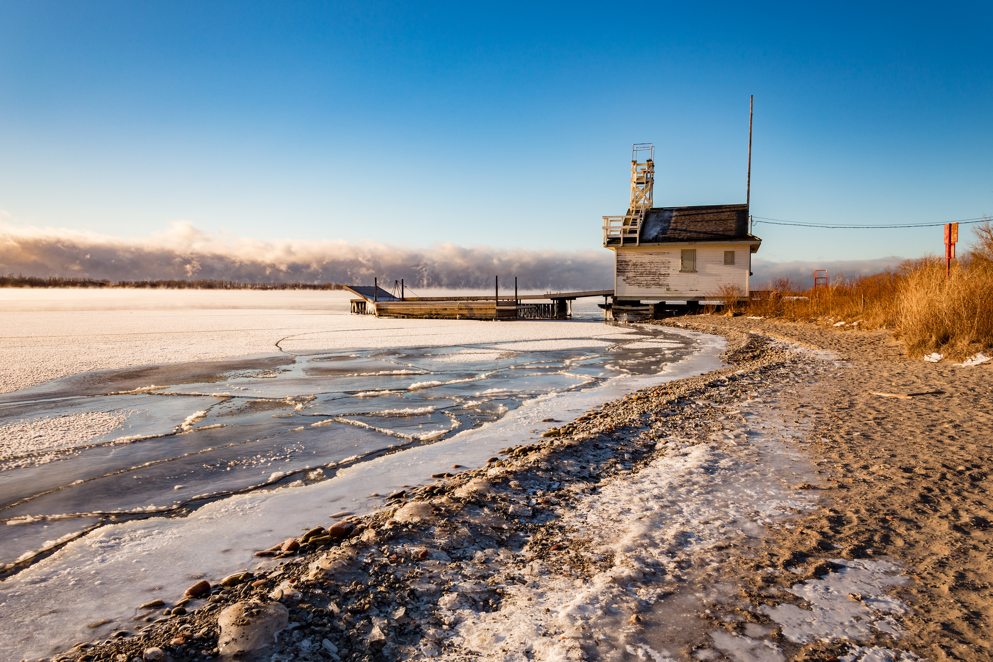 Photo of the Day Cherry Beach Freeze UrbanToronto