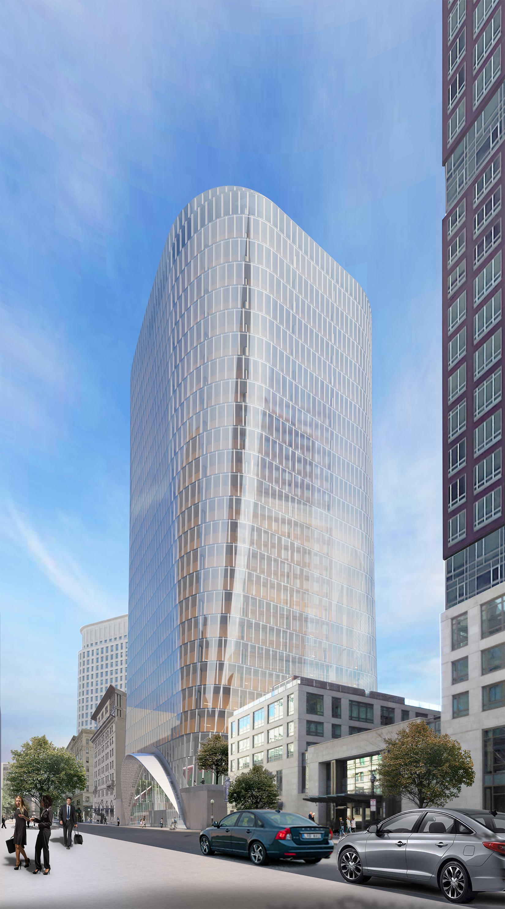 380 Stuart Street Proposal to Join Growing Back Bay Highrise Cluster
