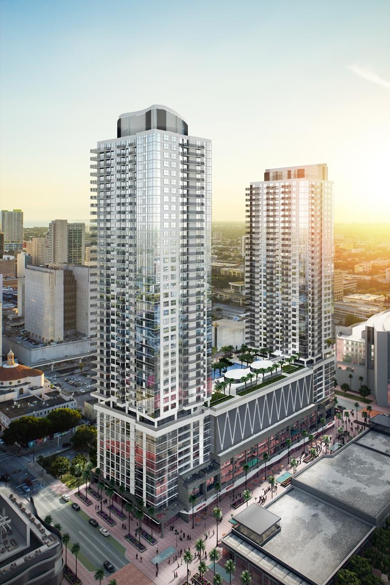 Miami Worldcenter's First Residential Tower Tops Off - Multi-Housing News