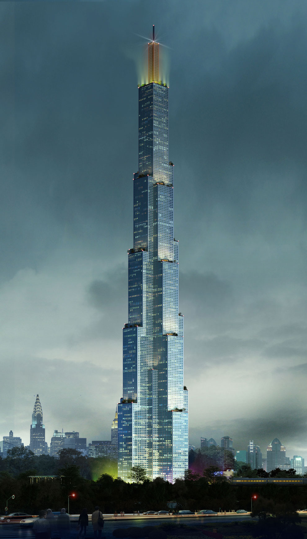 skyscraper height