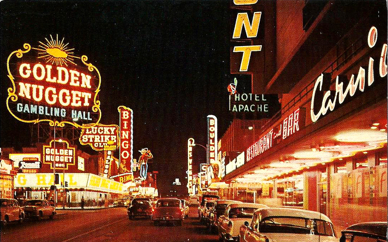 Binion's Horseshoe, late 60s. Photo by - Vintage Las Vegas