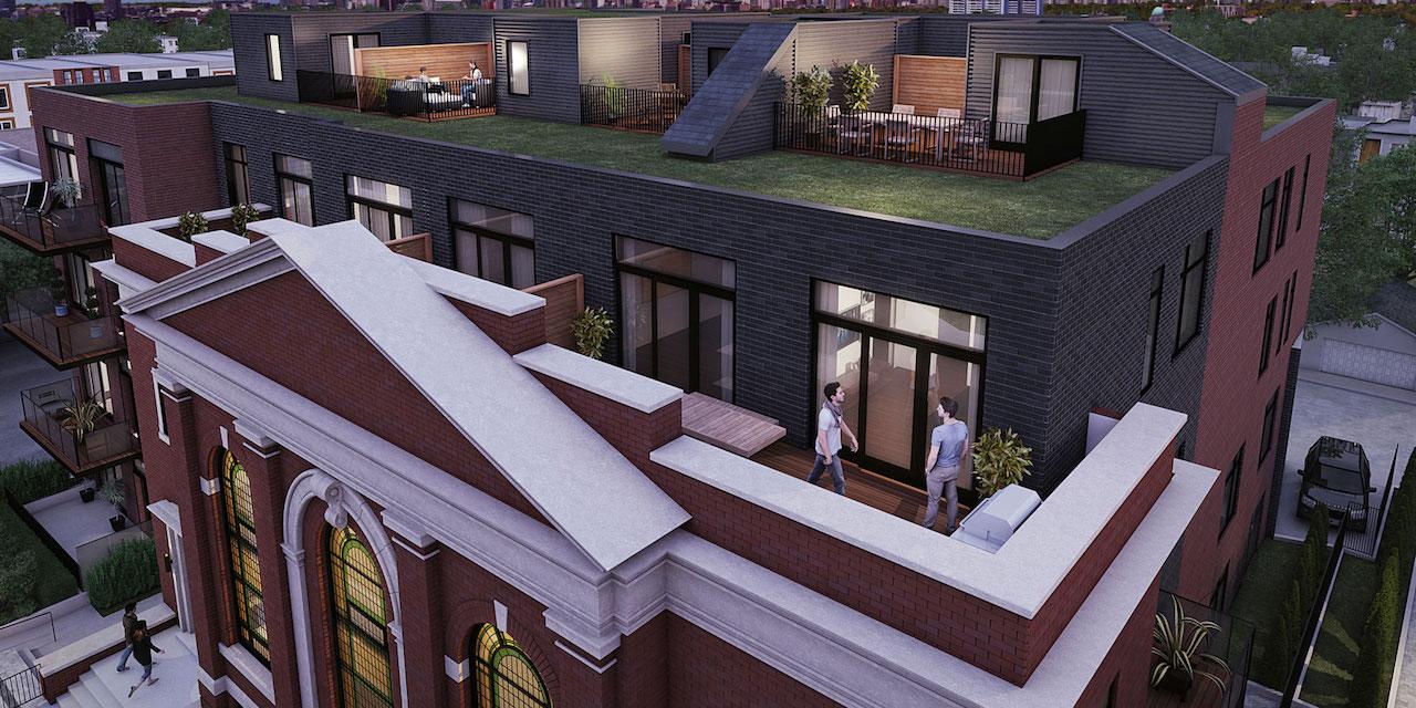 Sunday School Lofts, Toronto, by Grid Developments, George Popper Architects