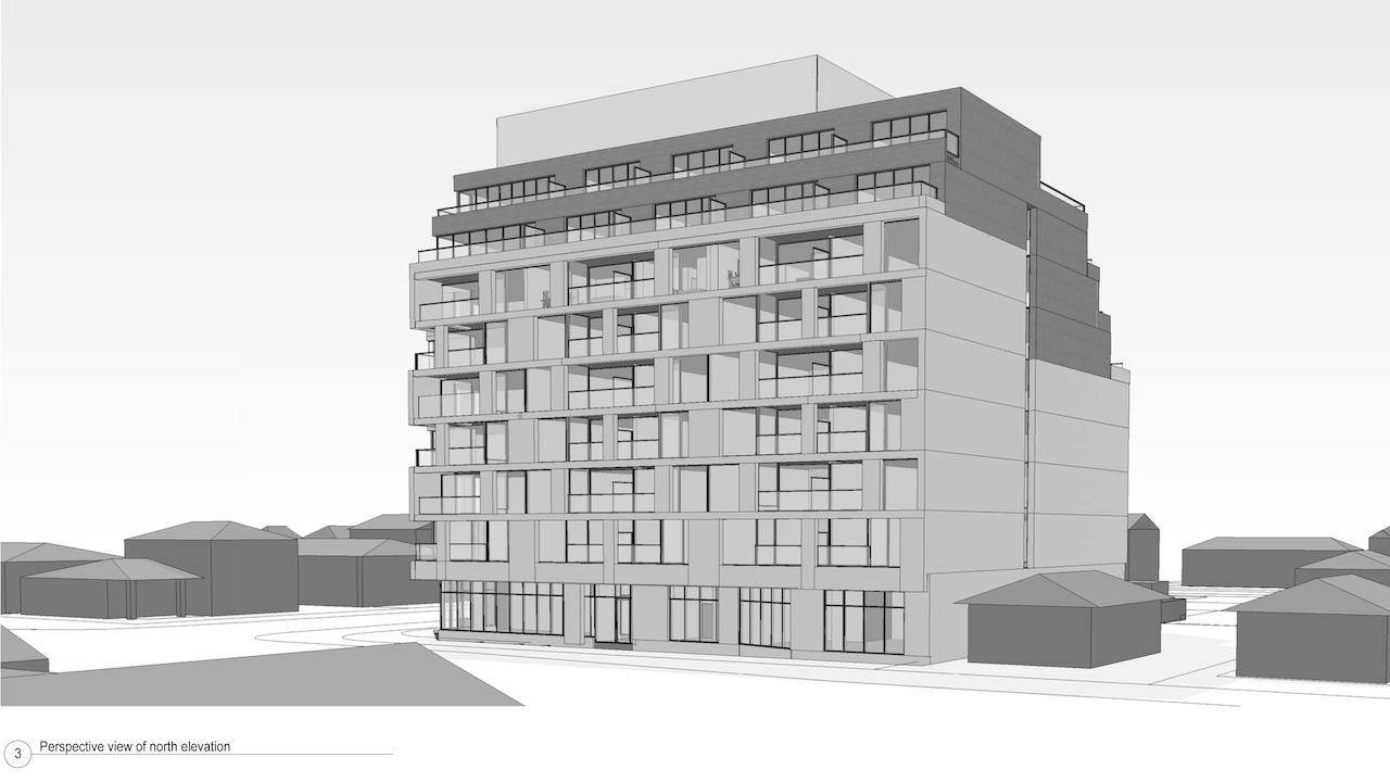 Mid-Rise Condo Proposed for Sheppard West of Bathurst | UrbanToronto