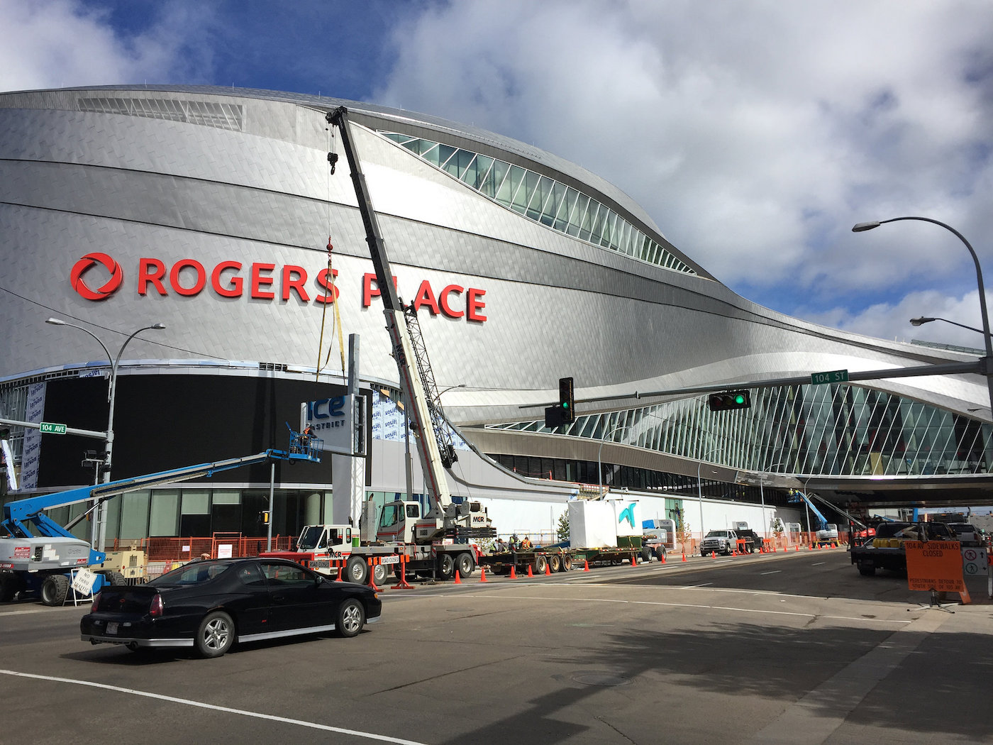 A massive new Oilers store has opened up in the ICE District