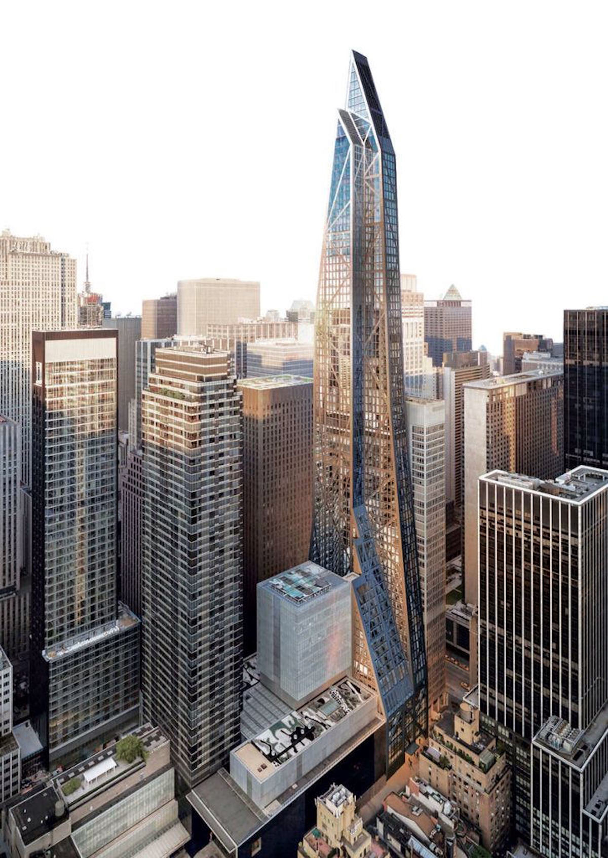 Cladding Underway as 53W53 Continues to Rise in Midtown