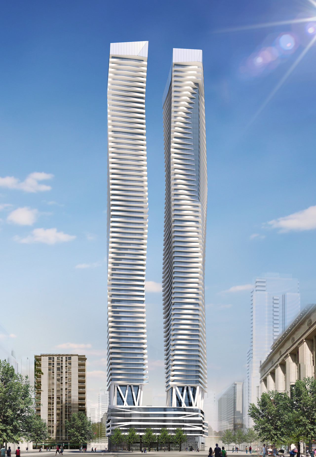 72Storey Twin Towers Proposed for Yonge and Carlton