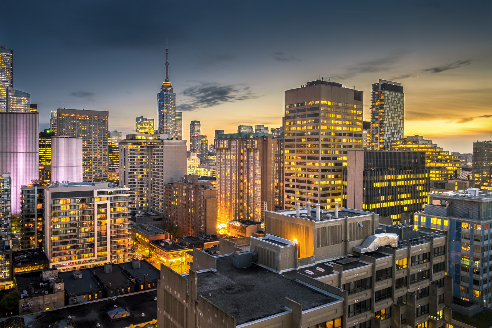 Photo Of The Day: Sunset Cityscape | UrbanToronto