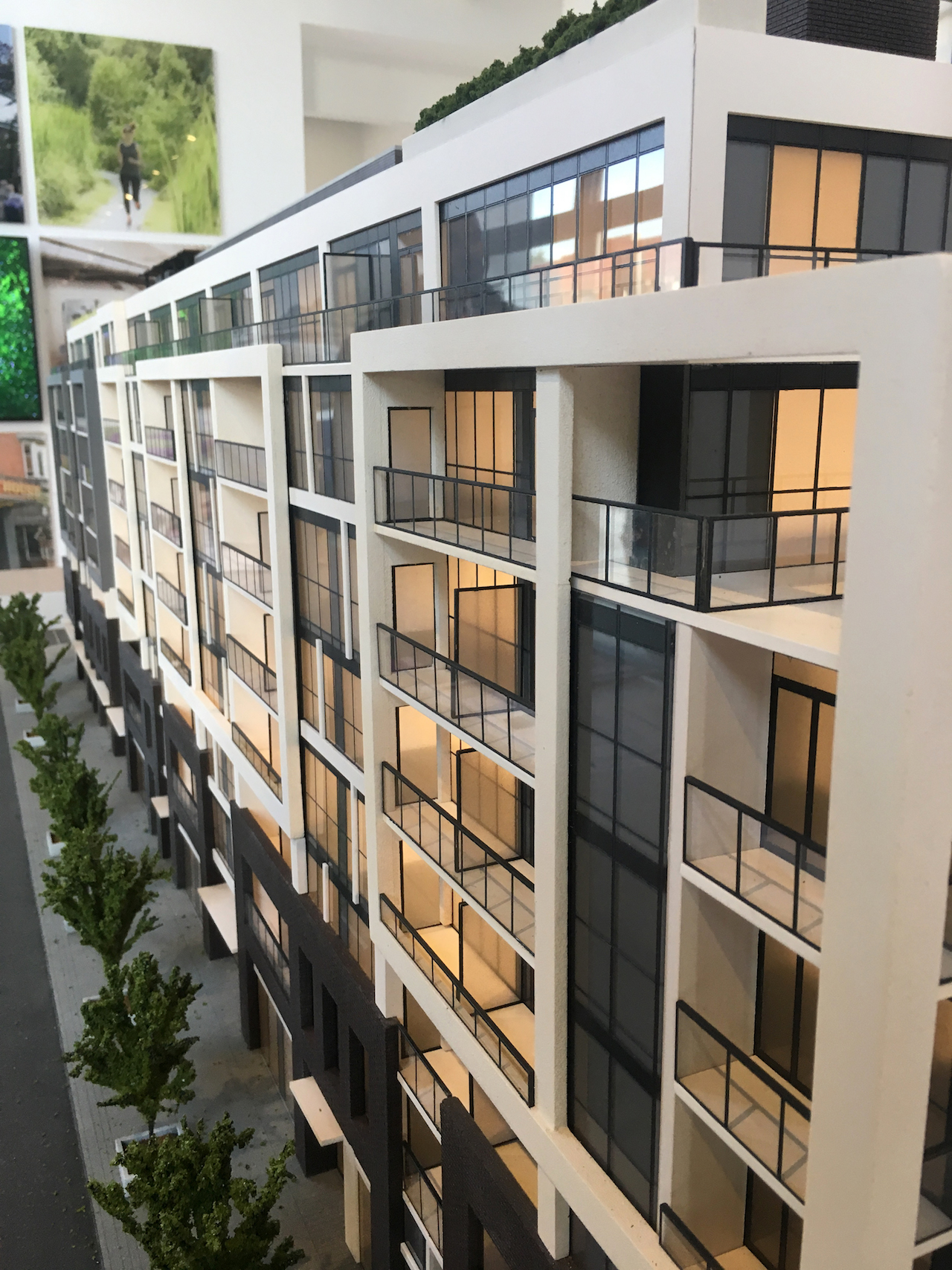 Scale Model Previews Danforth's Canvas Condominium UrbanToronto
