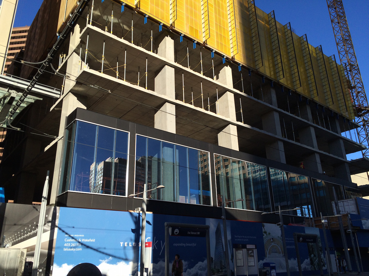 Telus Sky's slick cladding, Calgary, Daily Photo, Surrealplaces