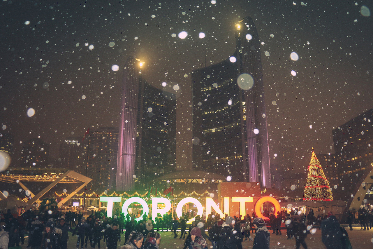 Photo of the Day: Holiday Season in The Square | UrbanToronto