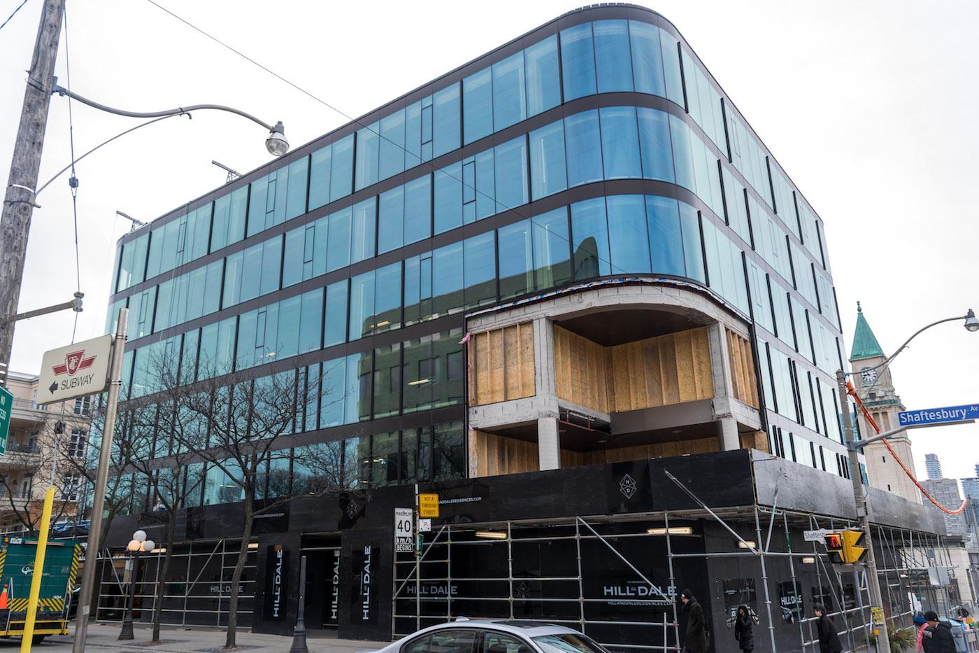 MidRise Office Recladding Nears Completion in Summerhill UrbanToronto