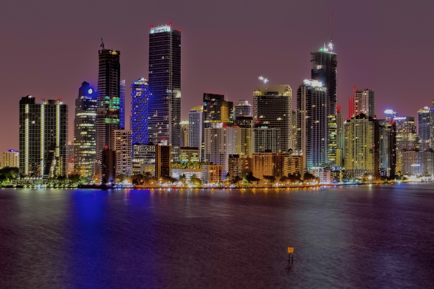 Miami's Skyline at Dusk | SkyriseCities