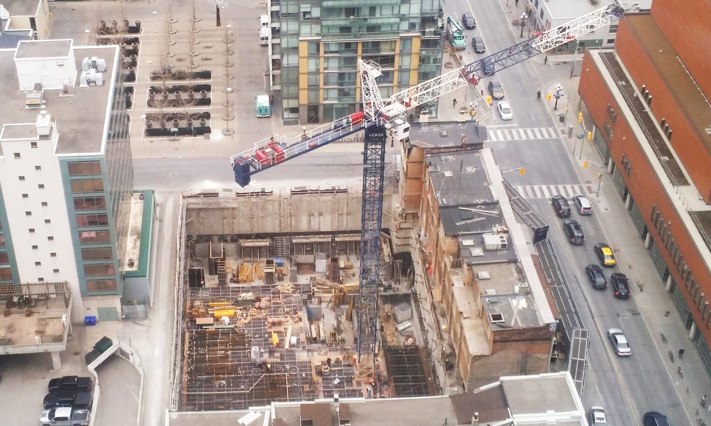 Below Grade Levels Rising at Bazis and Plaza's 1 Yorkville UrbanToronto