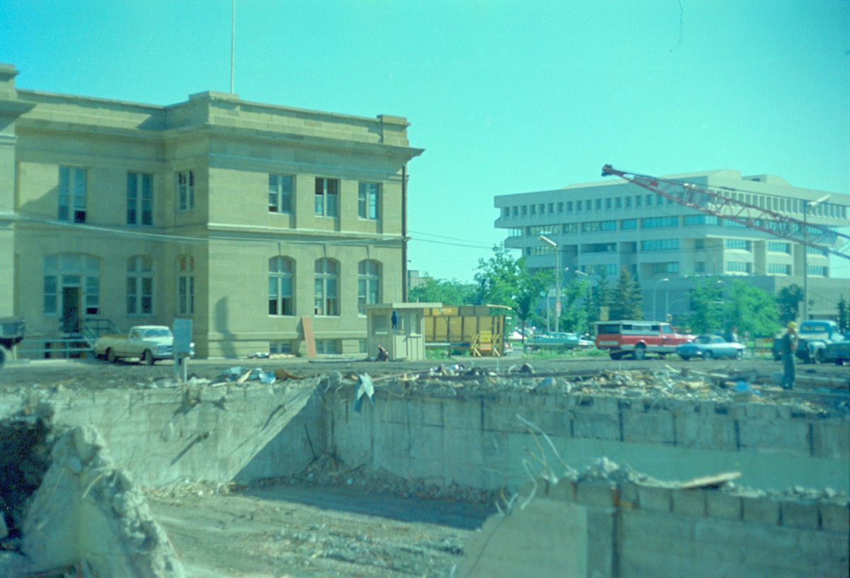 The 1908 courthouse of Edmonton, Alberta. Demolished in 1972 for the