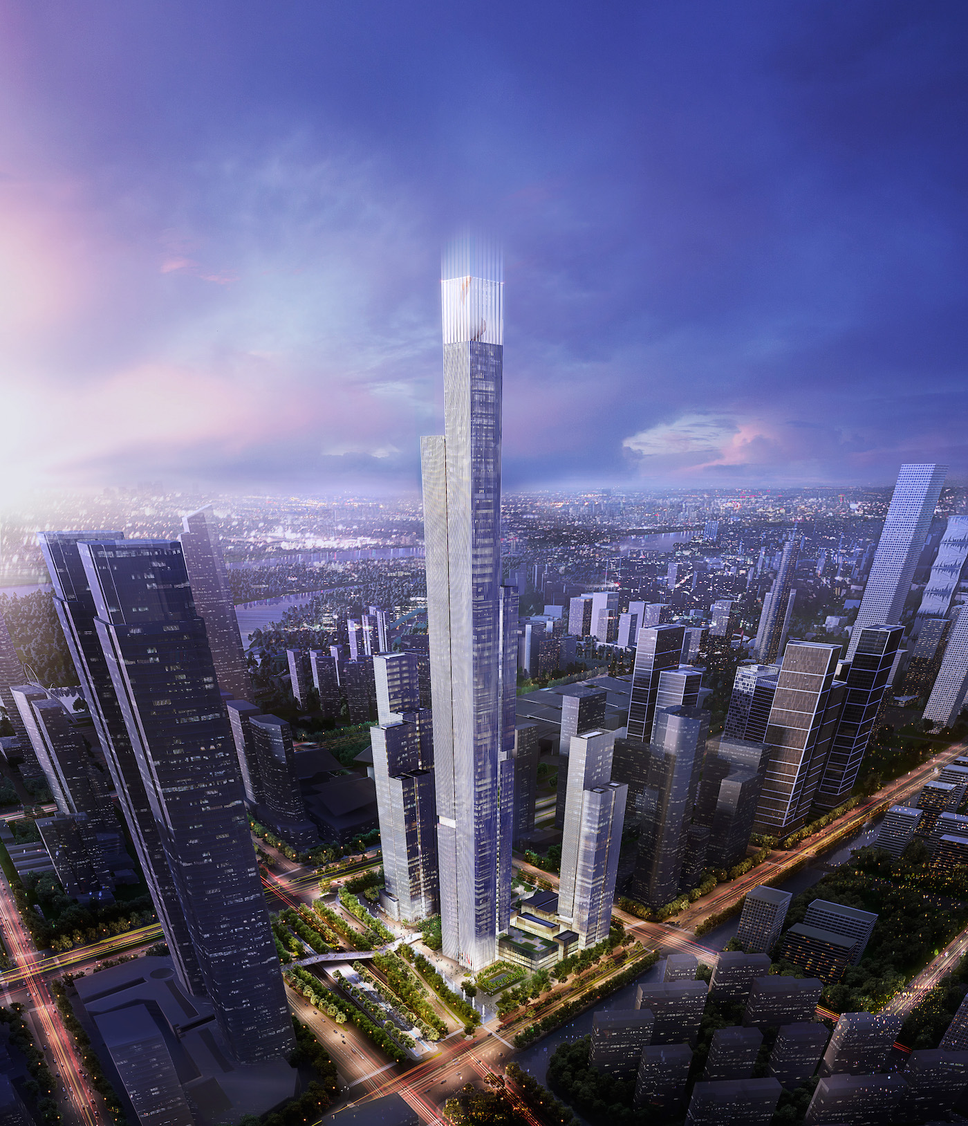 Центр вертикальный. Небоскреб Ван Тауэр. Nanjing Financial City phase II Plot c Tower 1. Вертикальный город. Сити 2.