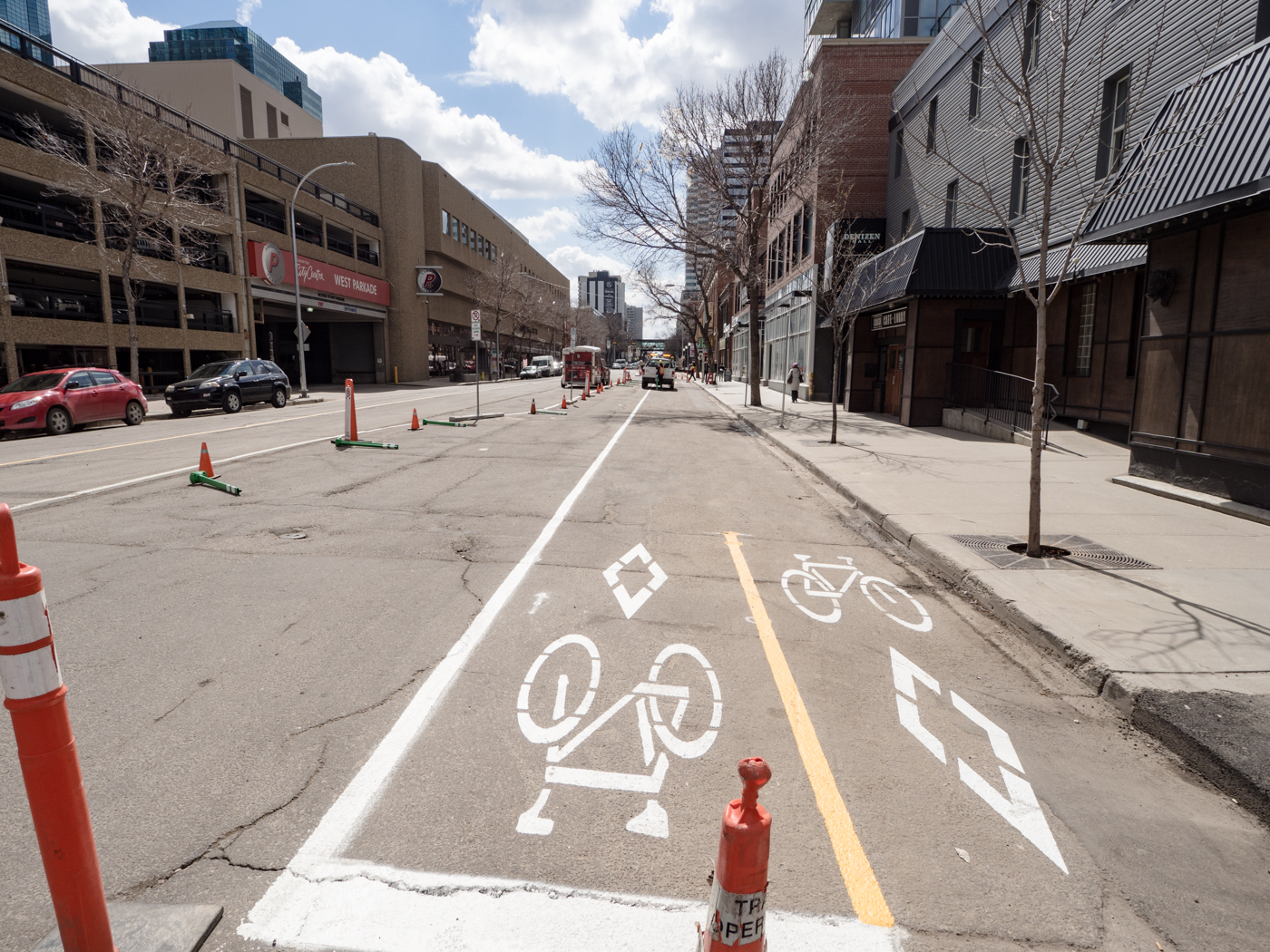 City Downtown Bike Lane Network Operational by July SkyriseEdmonton