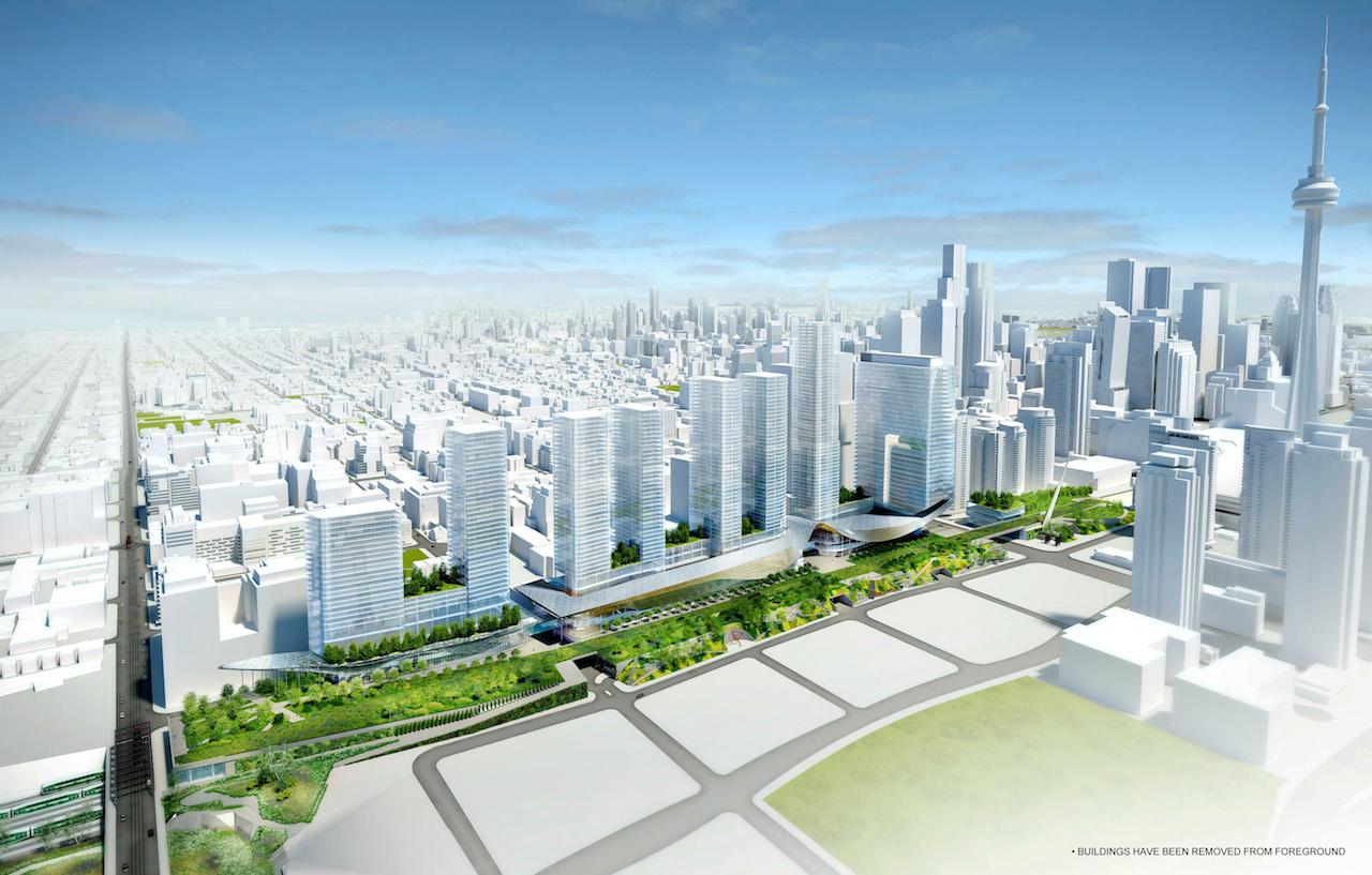 Audacious Proposal Envisions Towers Beside Rail Deck Park UrbanToronto