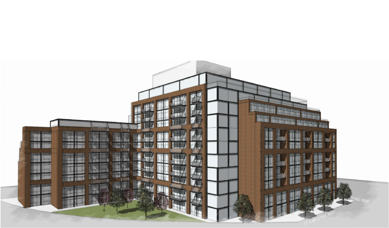Midrise Condominium Proposed on St Clair East of Runnymede UrbanToronto