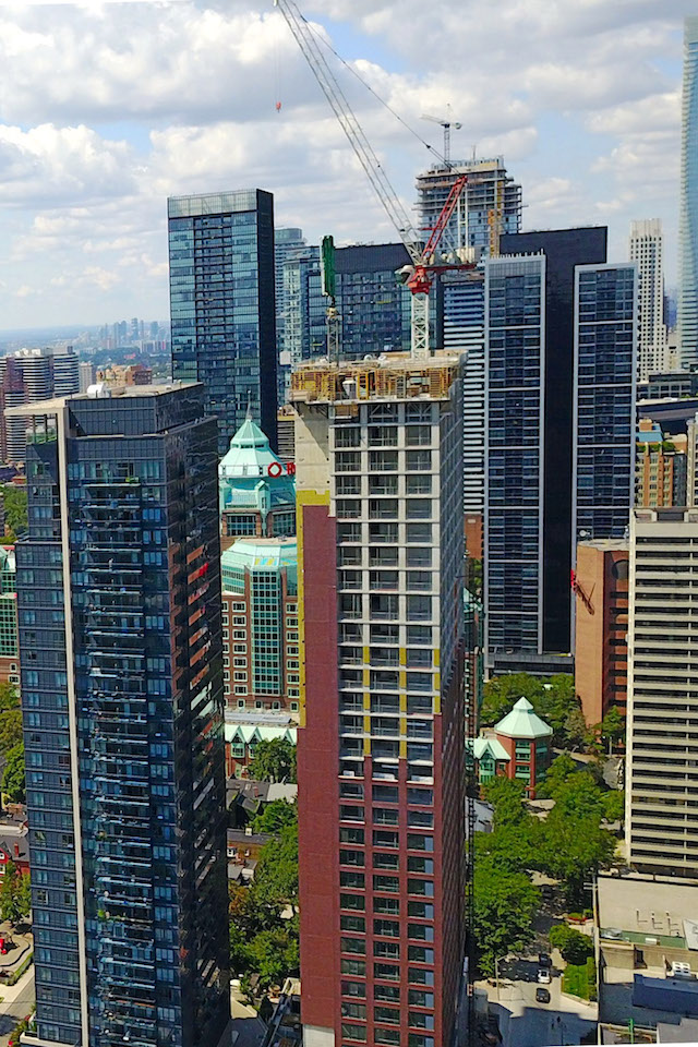 The Selby Rising into Toronto's St. James Town Skyline UrbanToronto