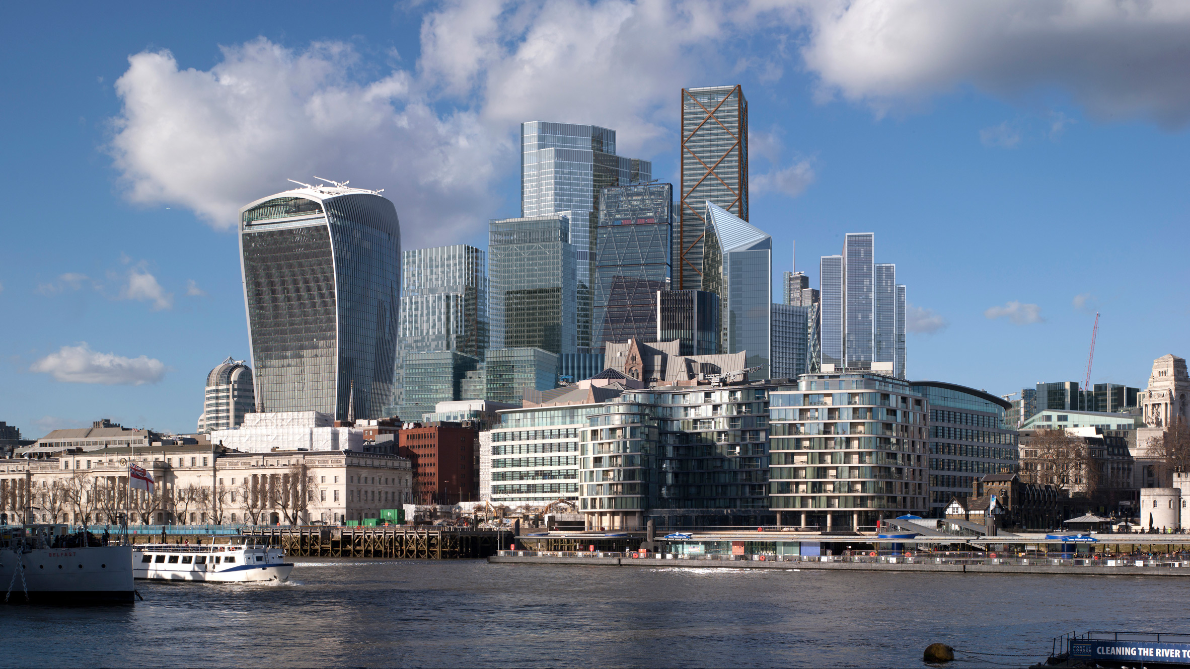 Renderings Depict London Skyline Eight Years into the Future ...