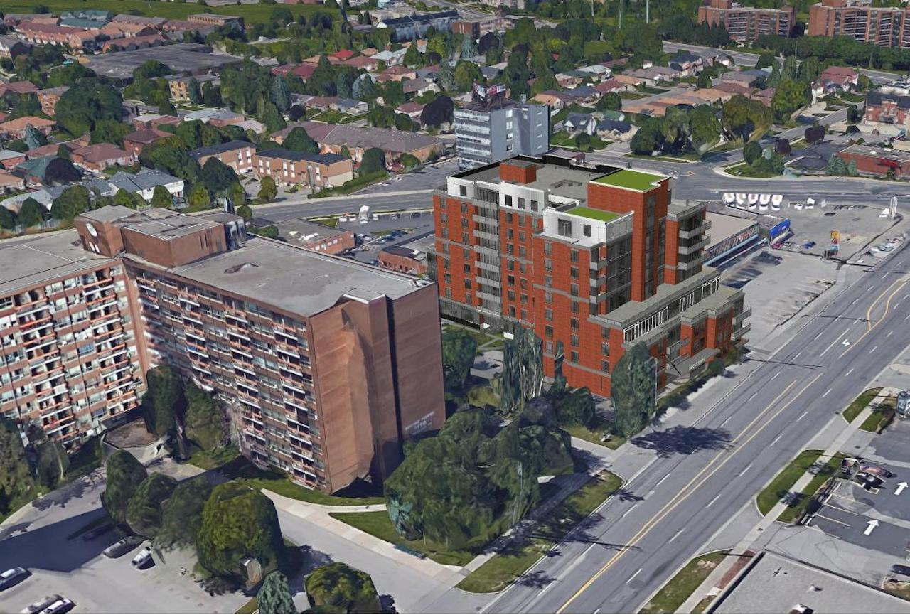MidRise Rental Proposed at Victoria Park and O'Connor UrbanToronto
