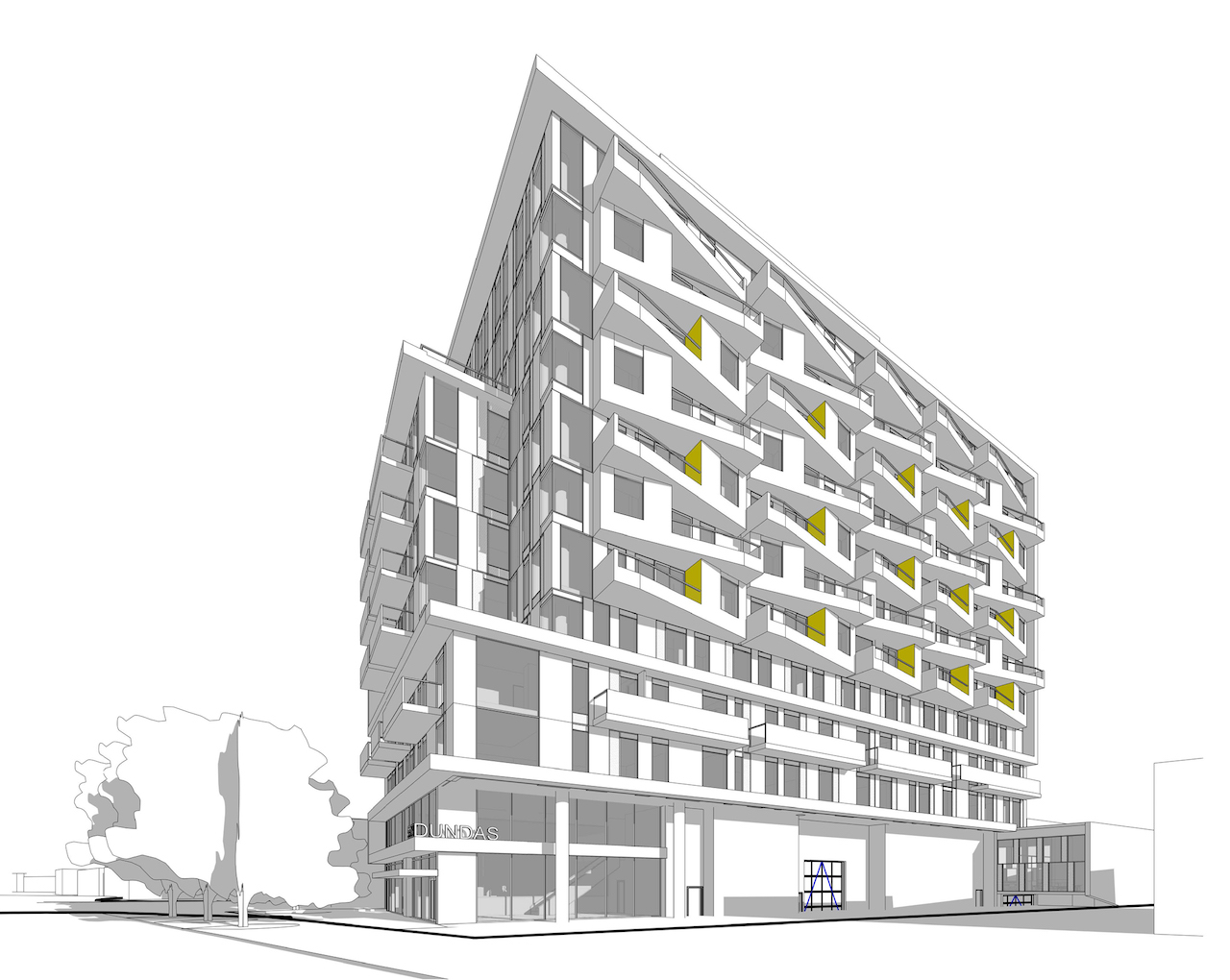 MidRise Rental Development Proposed at 5509 Dundas West UrbanToronto