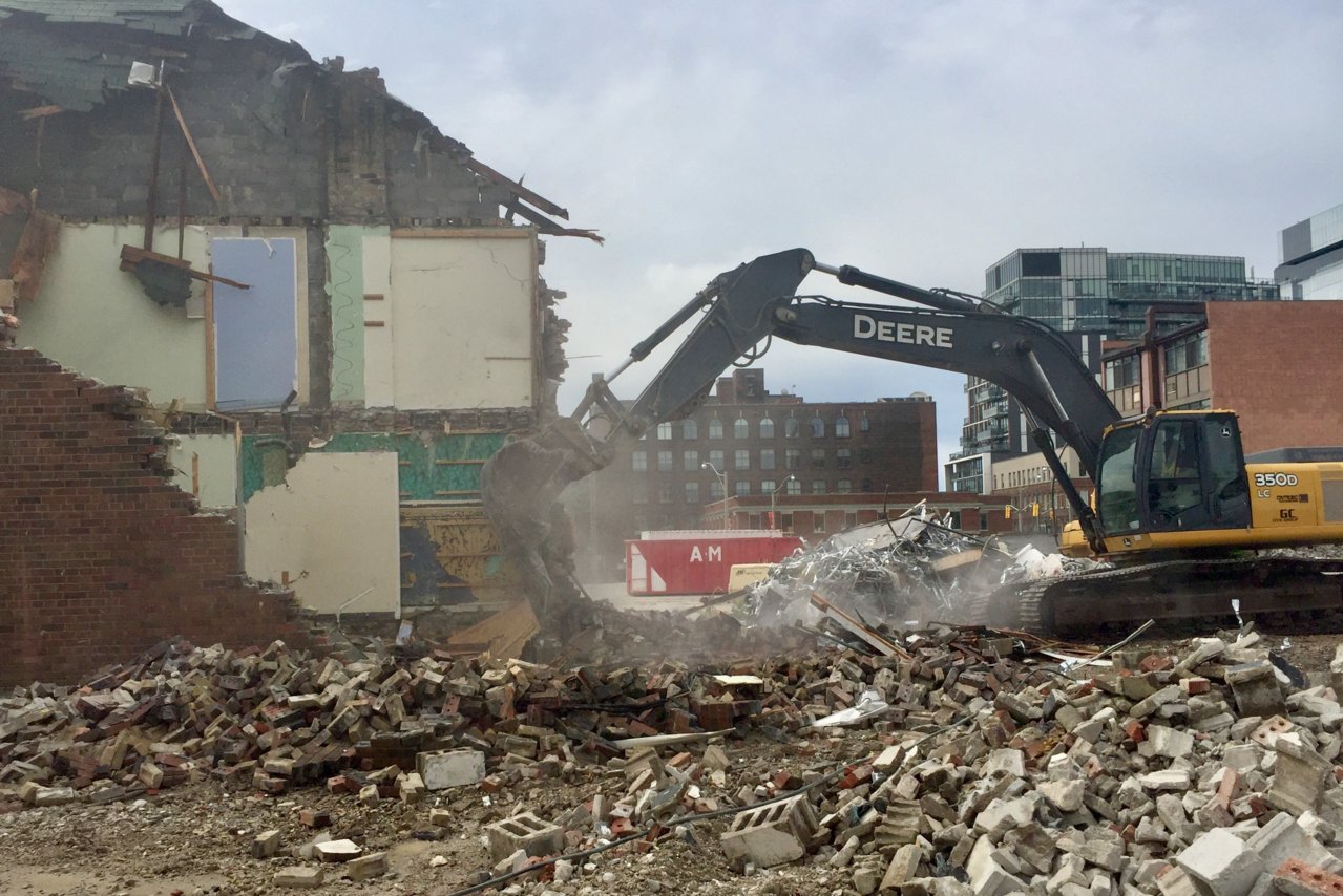 Demolition Resumes at Site of "home Power and Adelaide" UrbanToronto