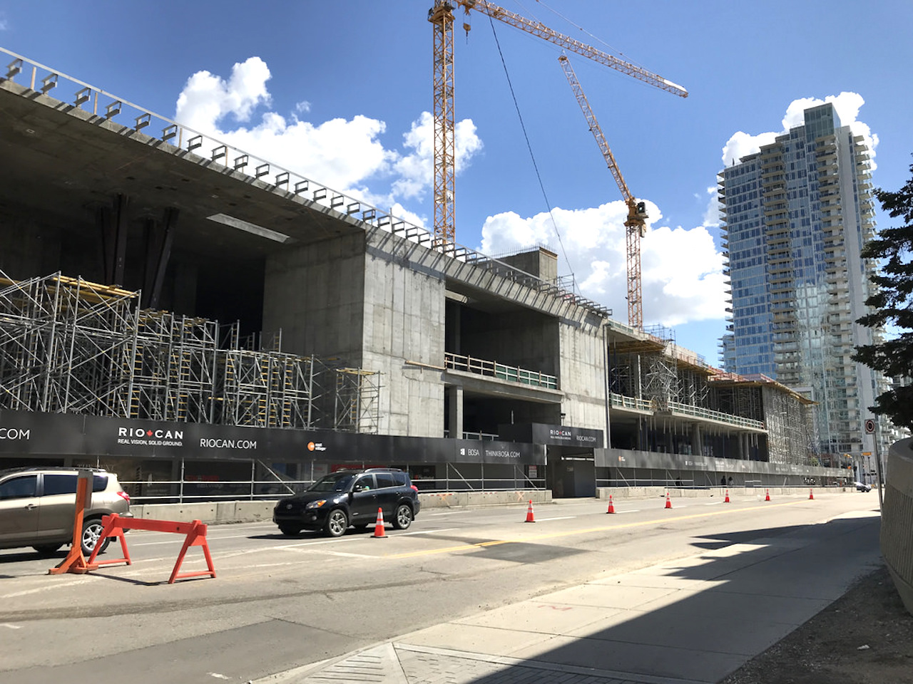 RioCan's 5th and Third Rises Above Grade in East Village | SkyriseCalgary