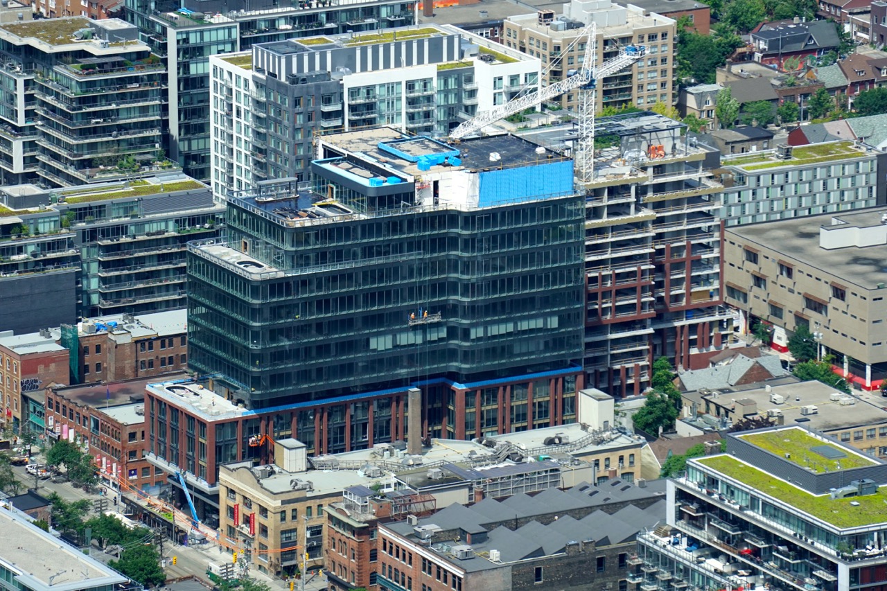 Details Appear on King Portland Centre/Kingly Condos Exterior
