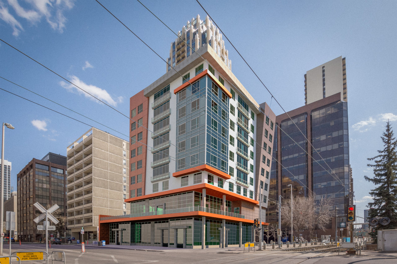 Affordable Housing Project Proposed for Downtown Calgary SkyriseCalgary