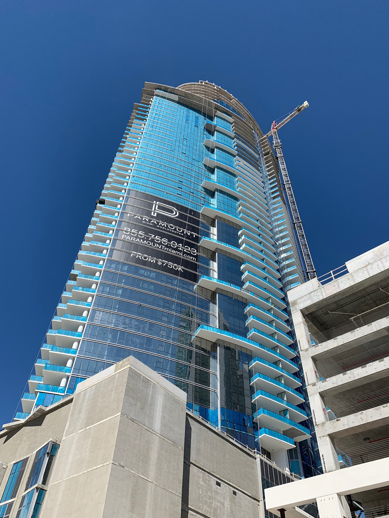 Miami Worldcenter Another Step Towards Completion with Delivery of  43-Storey CAOBA