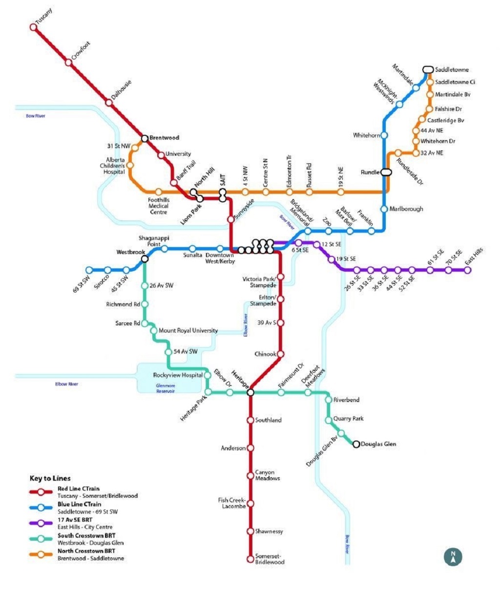 Calgary Transit Ctrain Map Max Bus Rapid Transit Network Debuts In Calgary | Skyrisecalgary