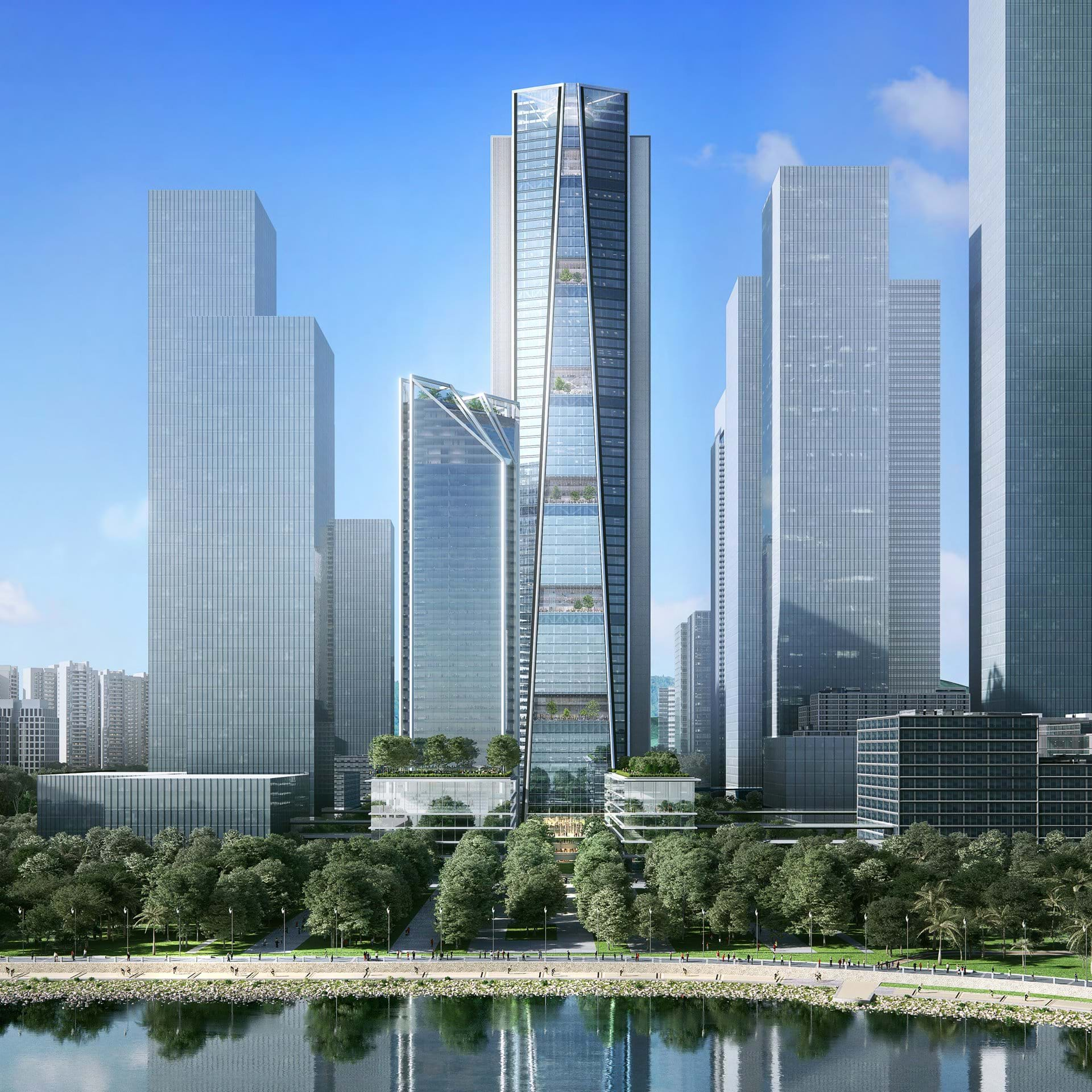 Foster + Partners Designs New Supertall Tower In Shenzhen | SkyriseCities