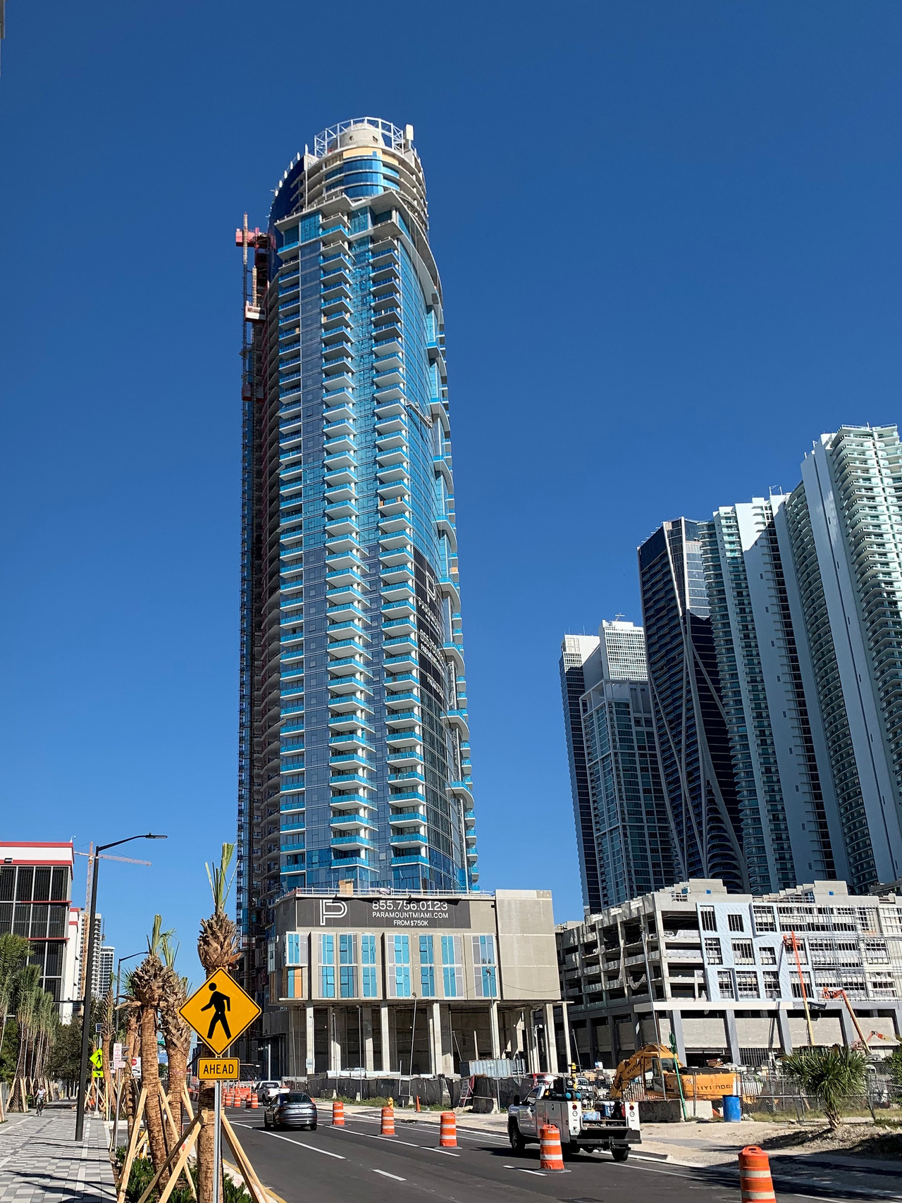 Caoba Miami Worldcenter's Second 40-Story Tower Has Topped Off