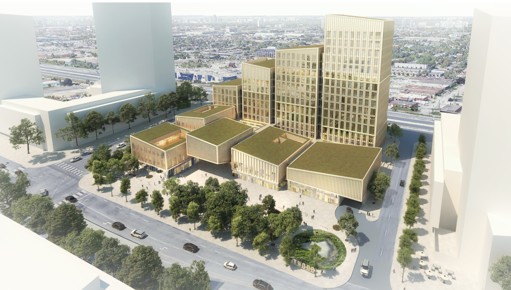 Revised Etobicoke Civic Centre seen by Design Review Panel  UrbanToronto