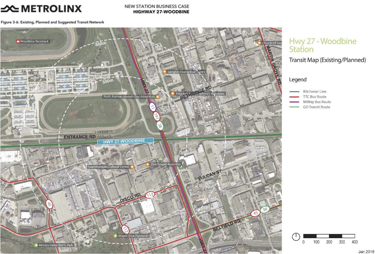 Woodbine Casino Map