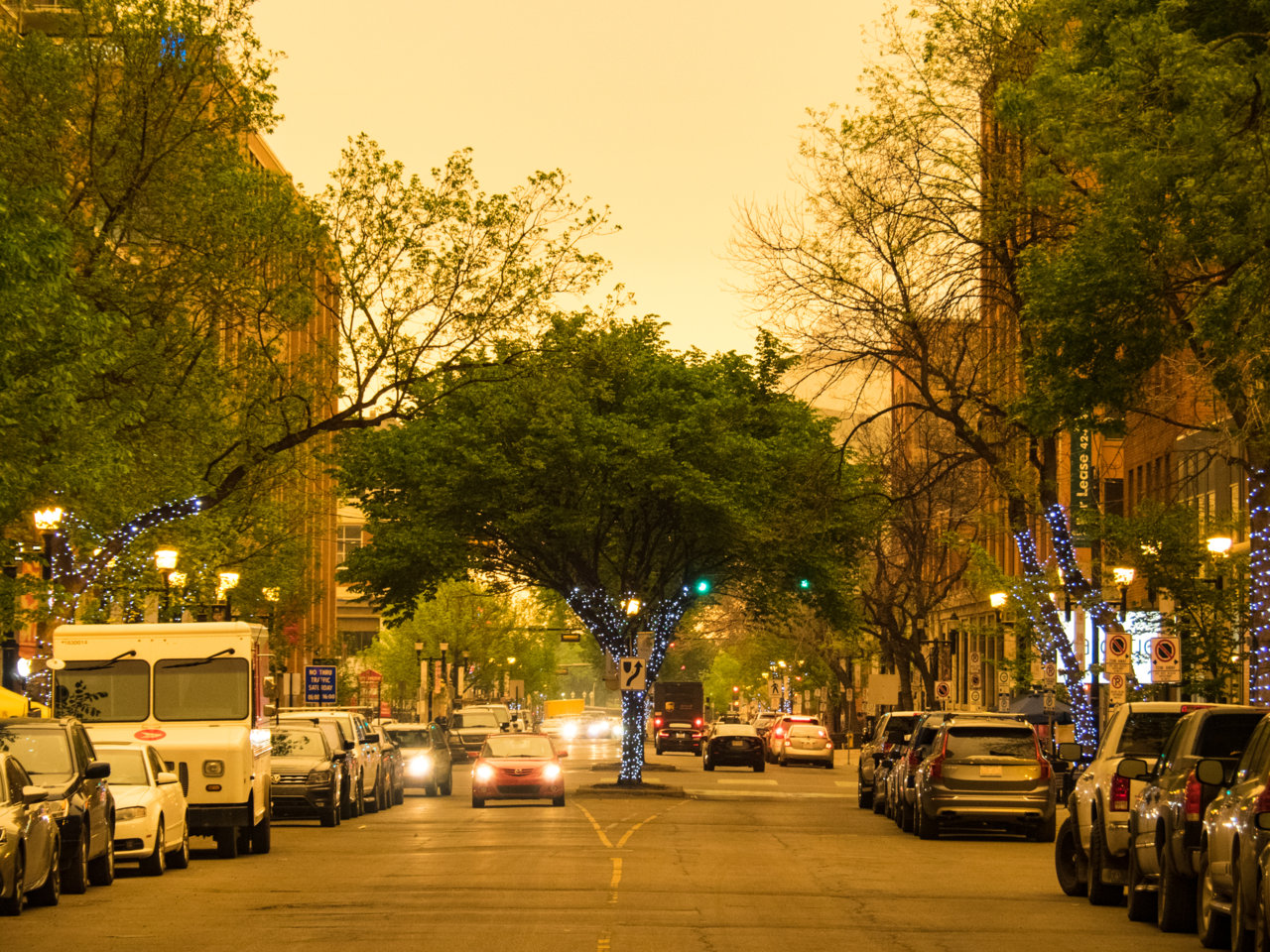 Downtown Smoke SkyriseEdmonton