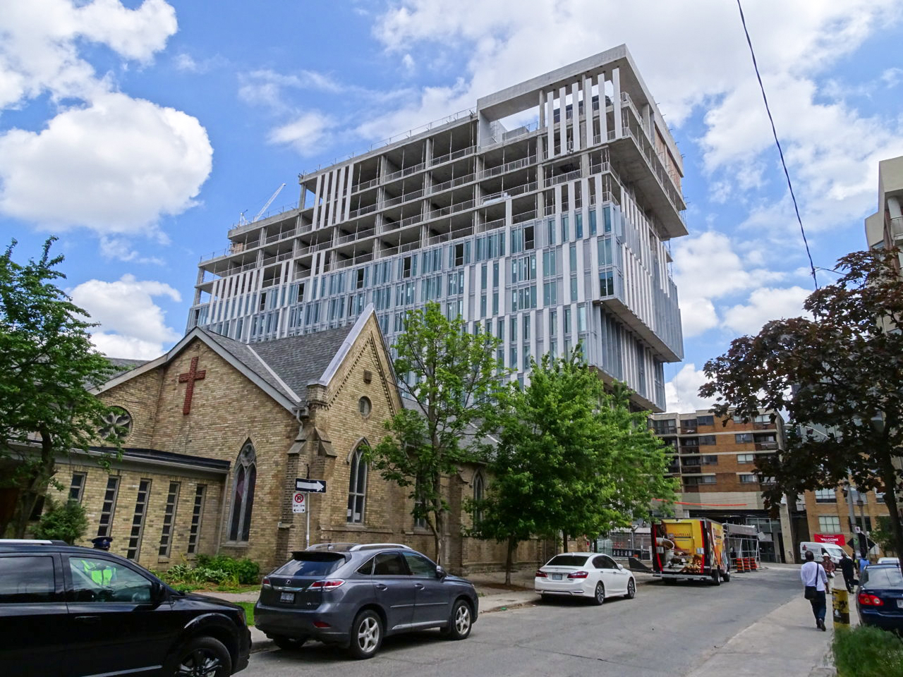 Cladding Installation Progressing at Tridel's Form Condos | UrbanToronto