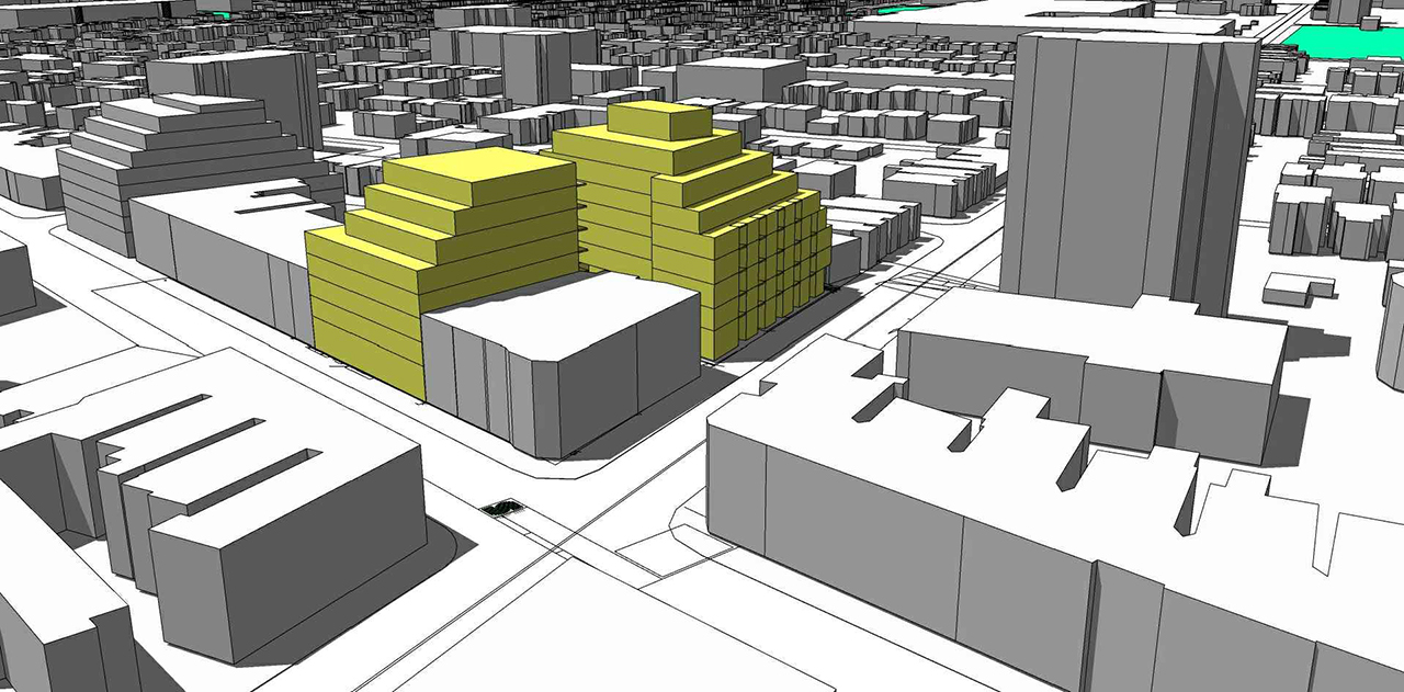 Pair of MidRise Buildings Proposed at Dufferin and Dundas UrbanToronto