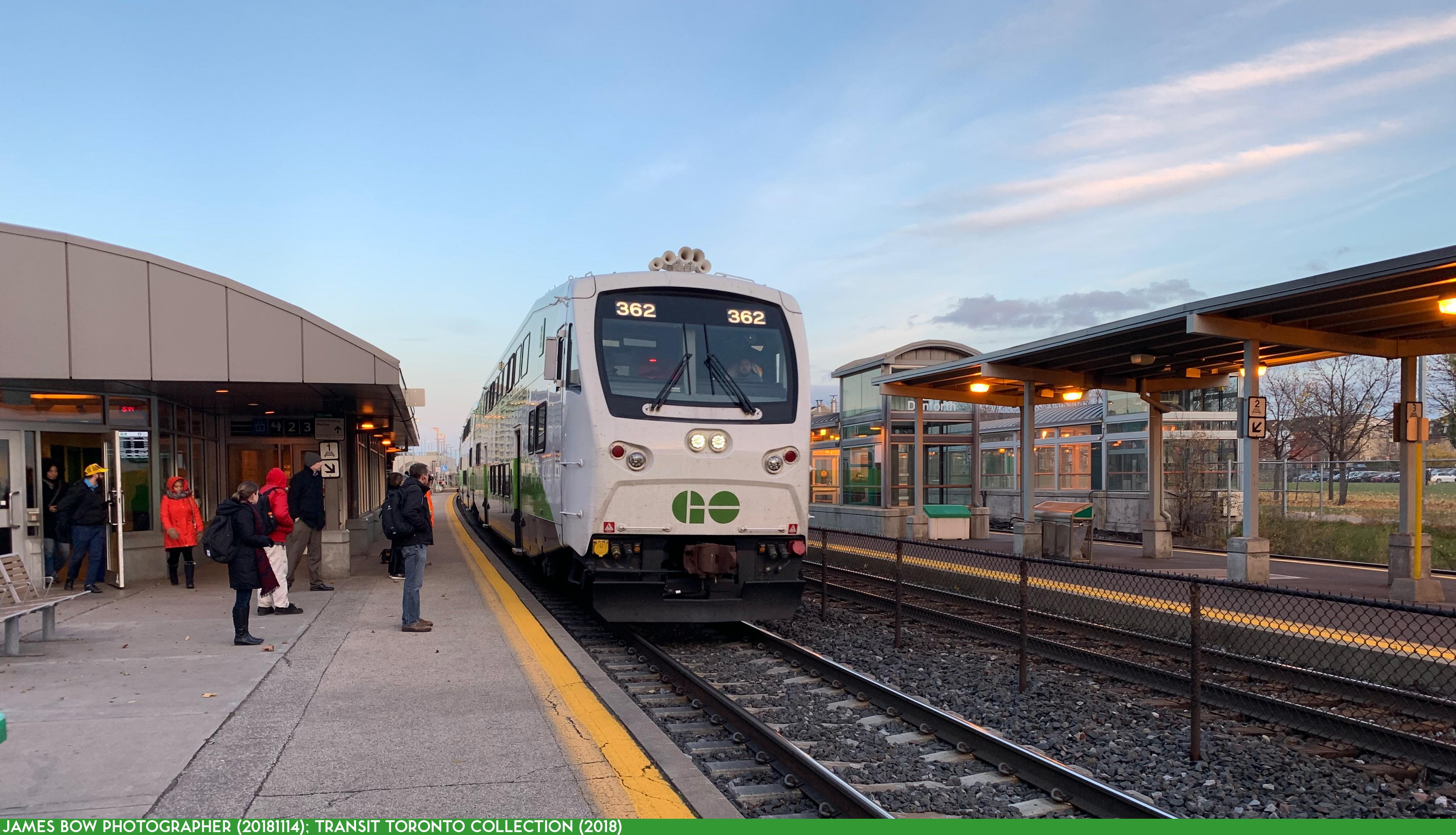 GO Train, Long Branch station in Toronto. My favourite double
