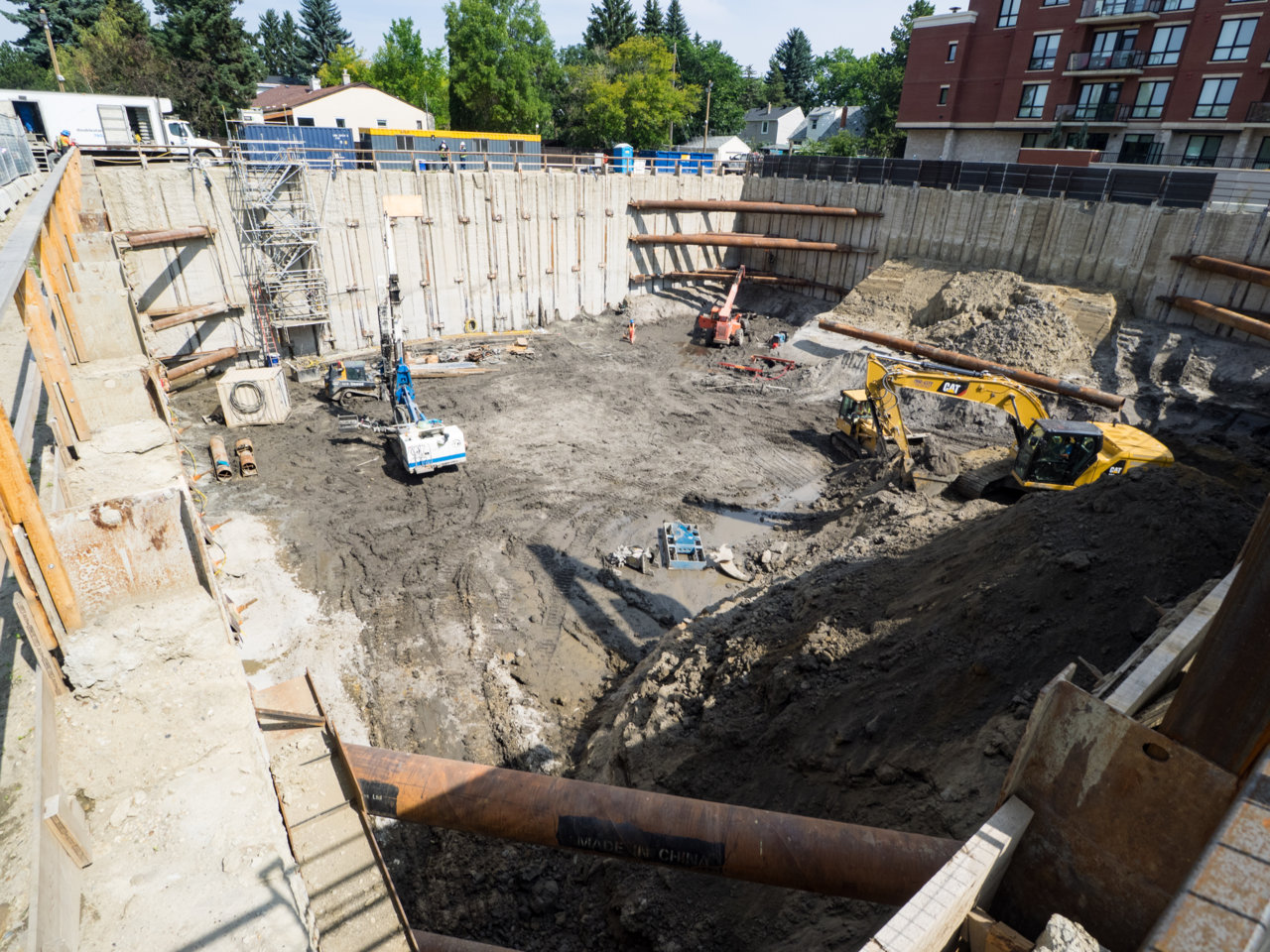 Windsor Terrace Digs Deep Ahead of Construction SkyriseEdmonton